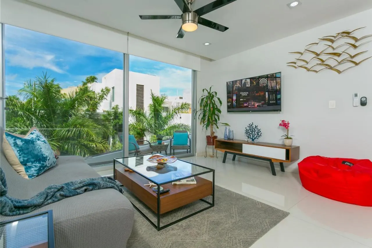 Moderno Departamento Cerca De La Playa Y La 5 Ave Apartment Playa del Carmen